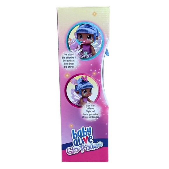 Baby Alive GloPixies Doll, Gigi Glimmer, Glowing Pixie Doll Toy Collection NEW! - Picture 4 of 5